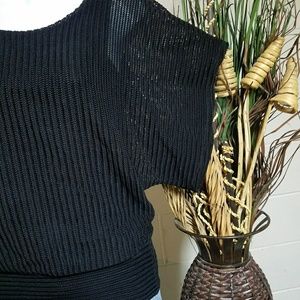 💜 Studio Y Cute Black Covered Tank Top